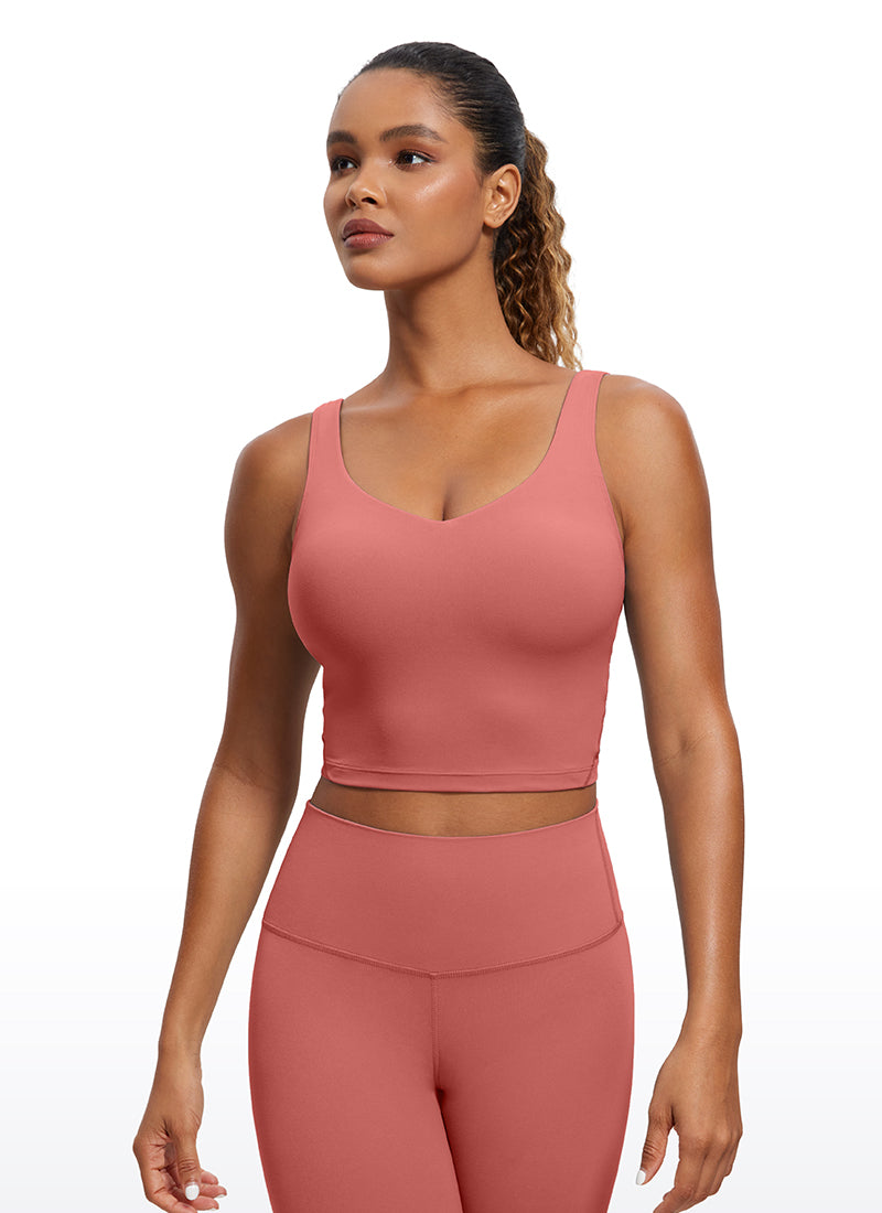 CRZ YOGA บราโยгаสำหรับผู้หญิง แบบ Low supportButterluxe Longline U-back Briar Rose