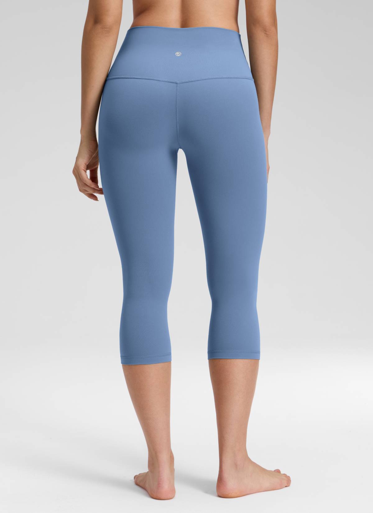 CRZ YOGA Women's Yoga Lounge High Rise Butterluxe Yoga Leggings 19'' Oasis Blue