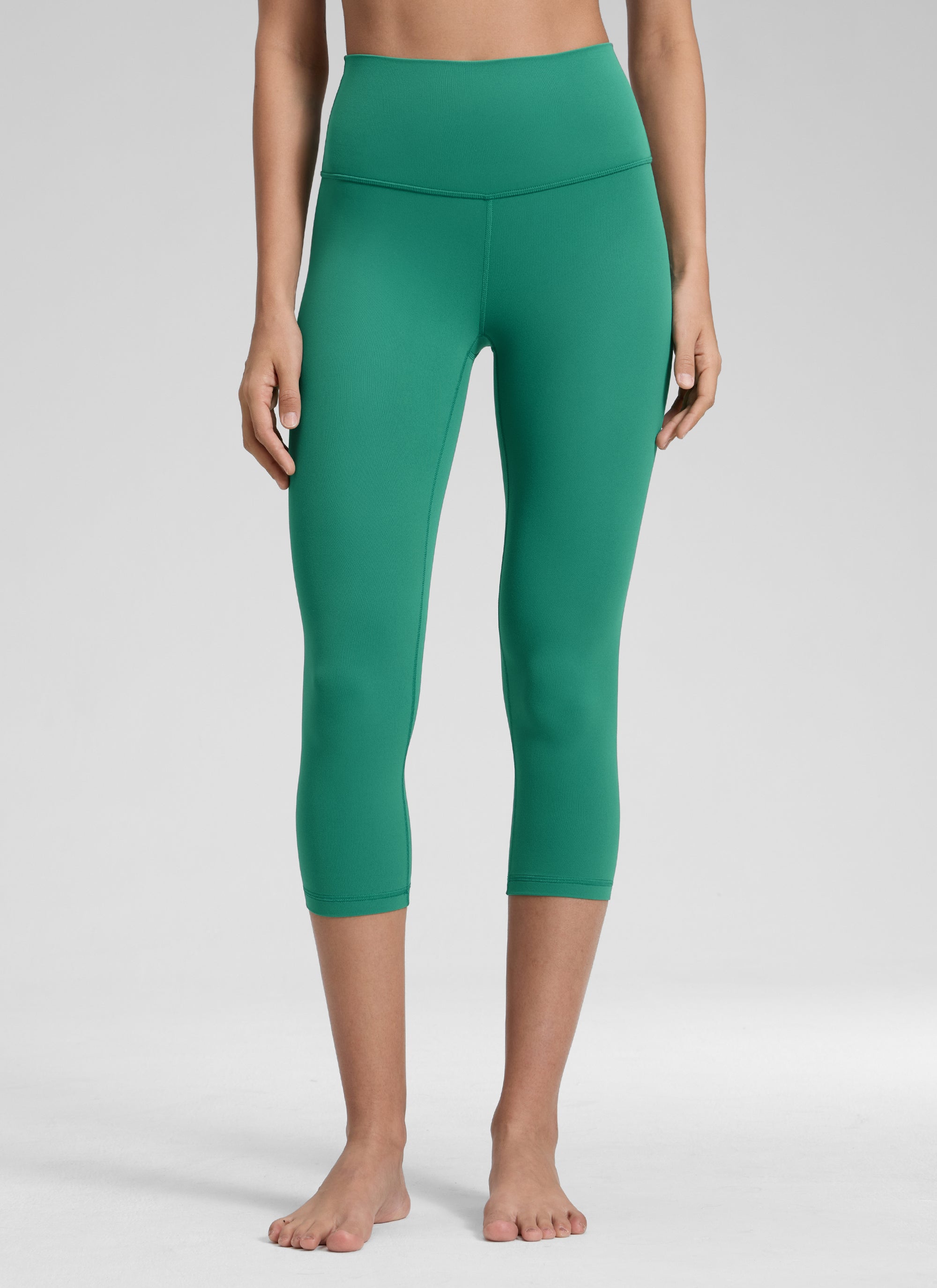 CRZ YOGA Women's Yoga Lounge High Rise Butterluxe Yoga Leggings 19'' Cascadia Green