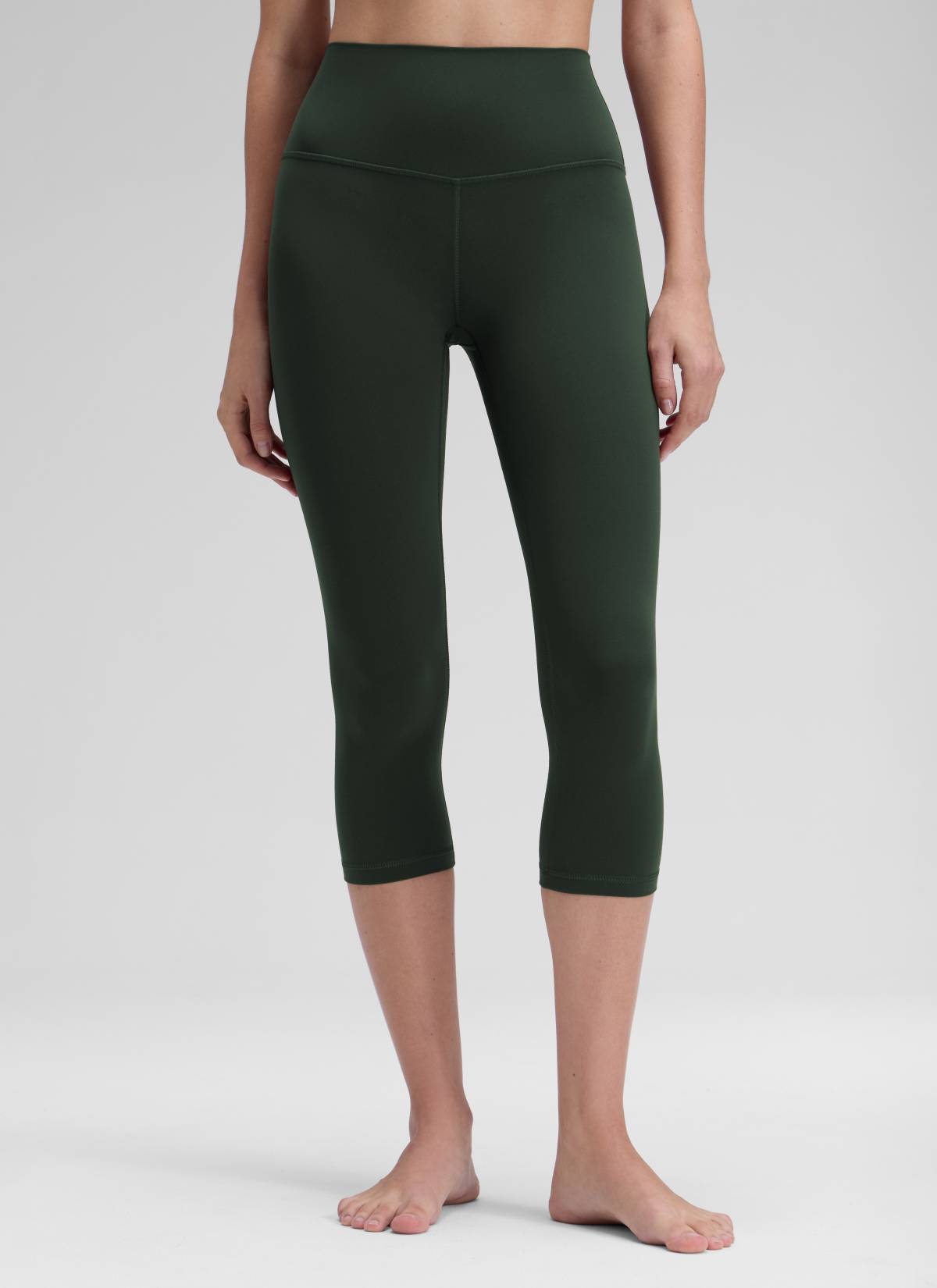 CRZ YOGA Women's Yoga Lounge High Rise Butterluxe Yoga Leggings 19'' Legend Green