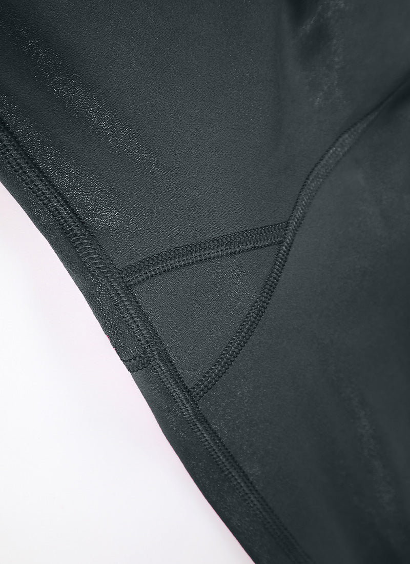 CRZ YOGA WomenButterluxe กางเกงเลกกิ้งผิวด้านทำจากหนังเทียม 25'' Melanite Classic