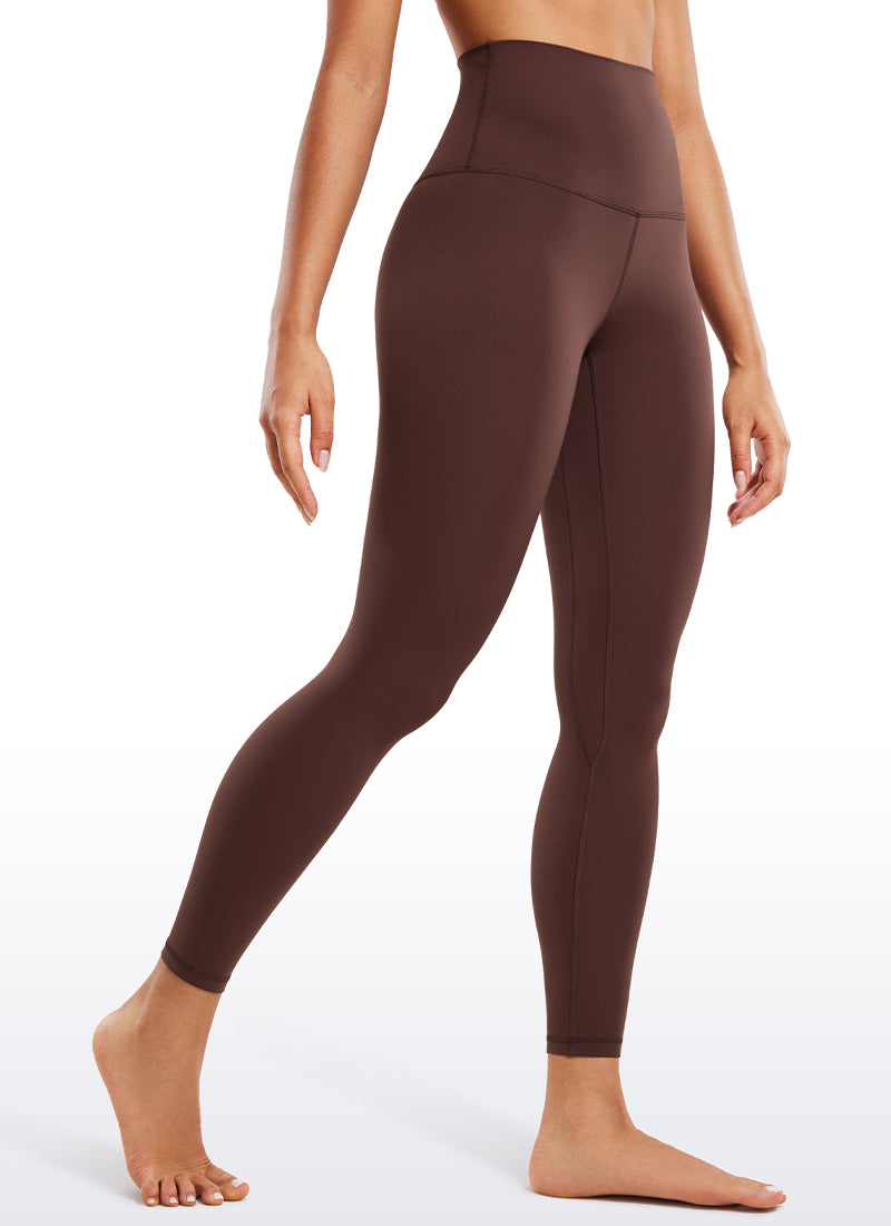 CRZ YOGA Women's Lounge Super High Rise Butterluxe Yoga Leggings 25'' Taupe