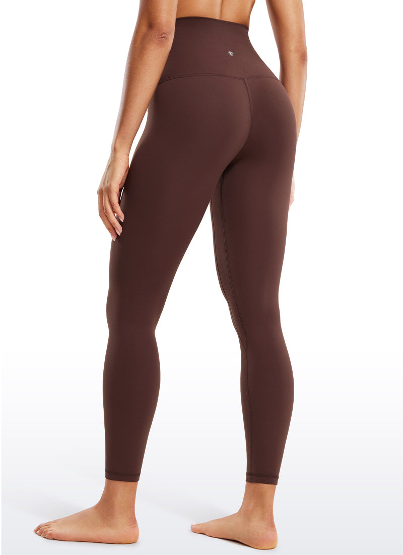 CRZ YOGA Women's Lounge Super High Rise Butterluxe Yoga Leggings 25'' Taupe