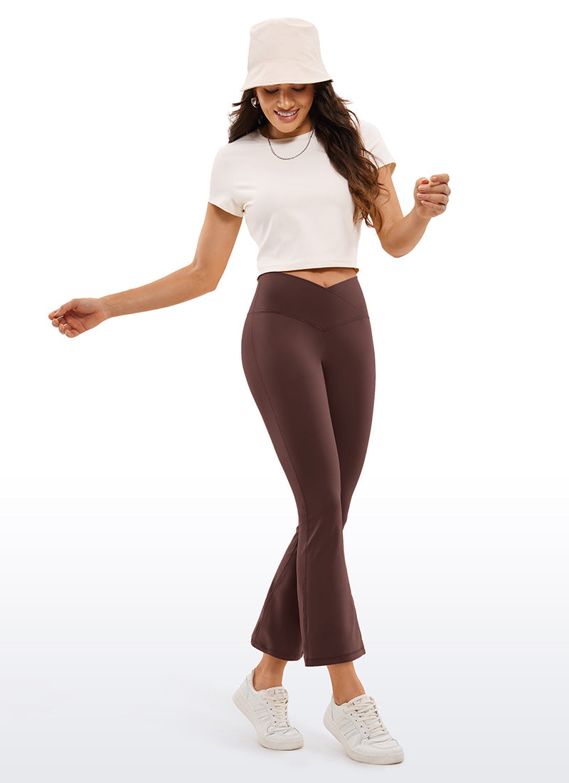 CRZ YOGA กางเกงเลกกิ้งทรงบานสำหรับผู้หญิง รุ่นButterluxe ขนาด 25.6
