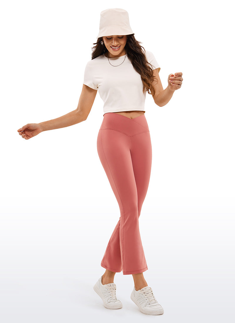 CRZ YOGA กางเกงเลกกิ้งทรงบานสำหรับผู้หญิง รุ่นButterluxe ขนาด 25.6